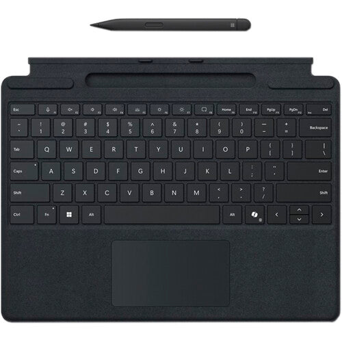 Microsoft | Surface Pro Signature Keyboard with Pen Storage English Commercial - Black | 8XB-00139