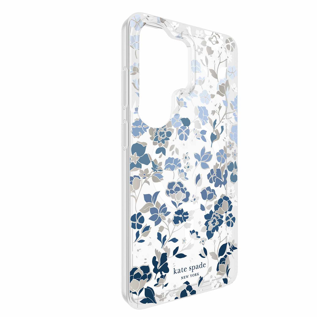 Kate Spade | Protective Case w/Magnets for Samsung Galaxy S26 Ultra - Flowerbed Blue | KS059882