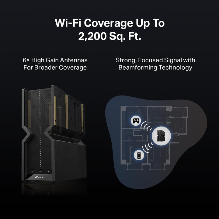 TP-Link | Archer BE15000 Tri-Band Wi-Fi 7 Router | BE15000