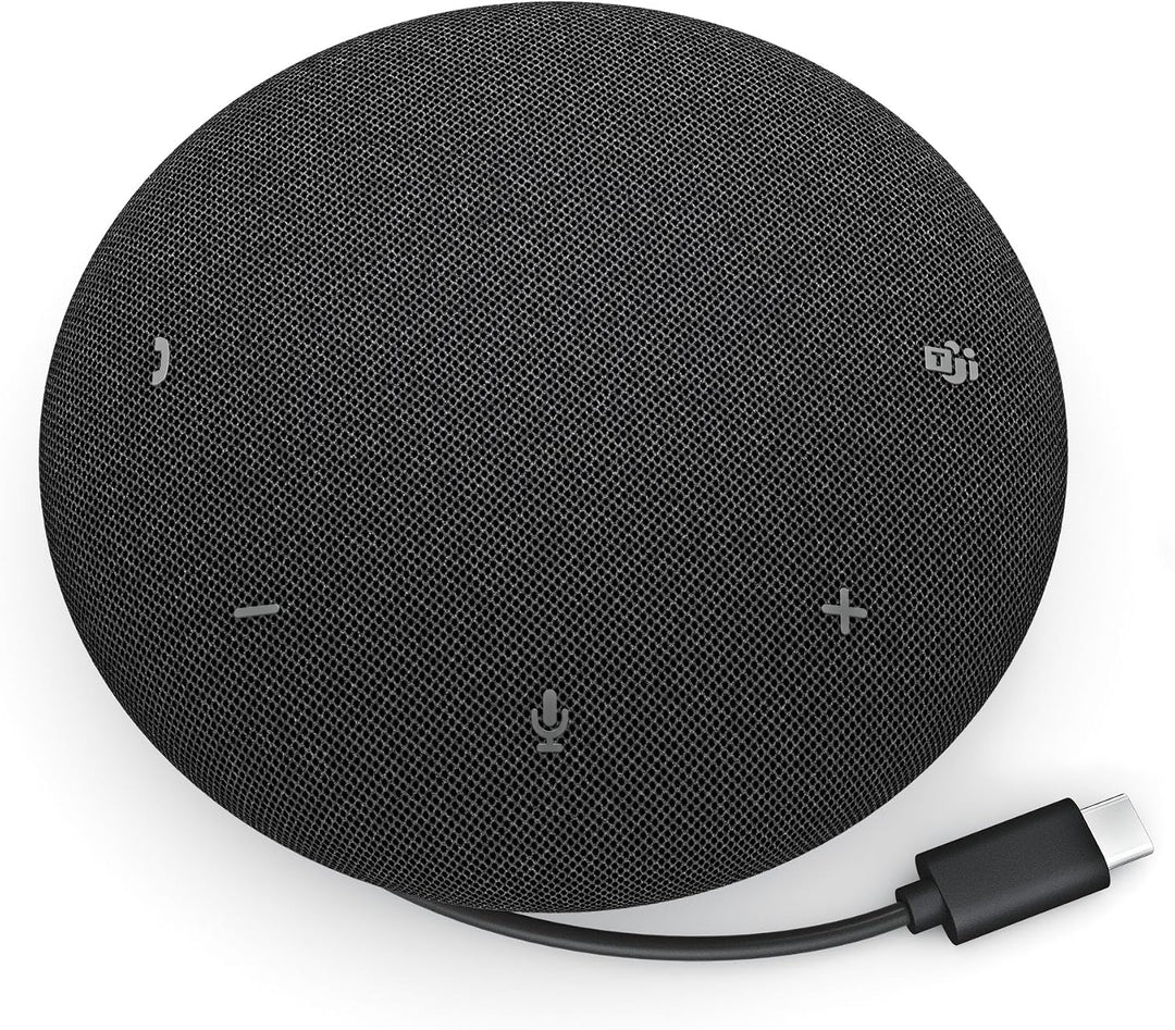 Dell | Pro Wired Speakerphone USB-C Zoom/Microsoft Teams Certified, 4 Omnidirectional Microphones, AI-Based Noise Cancellation Microphones | SP325