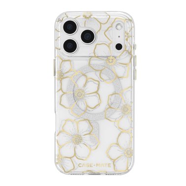 Case-Mate | Floral Gems MagSafe Case iPhone 18 Pro Max/17 Pro Max - Gold | CM061010