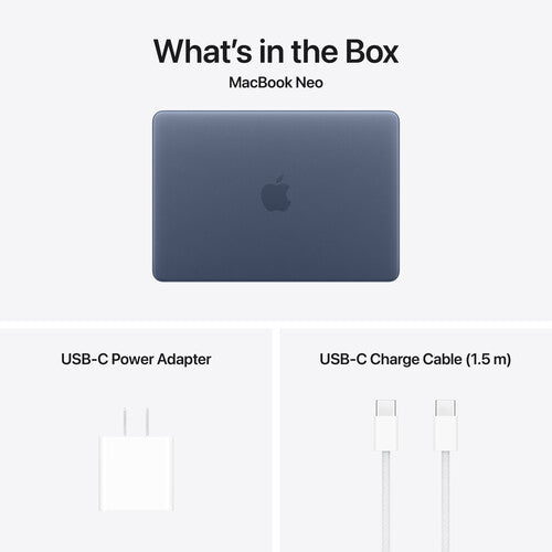 Apple | MacBook Neo 13" A18 Pro / 8GB / 256GB / SSD English - Indigo | MHFF4LL/A