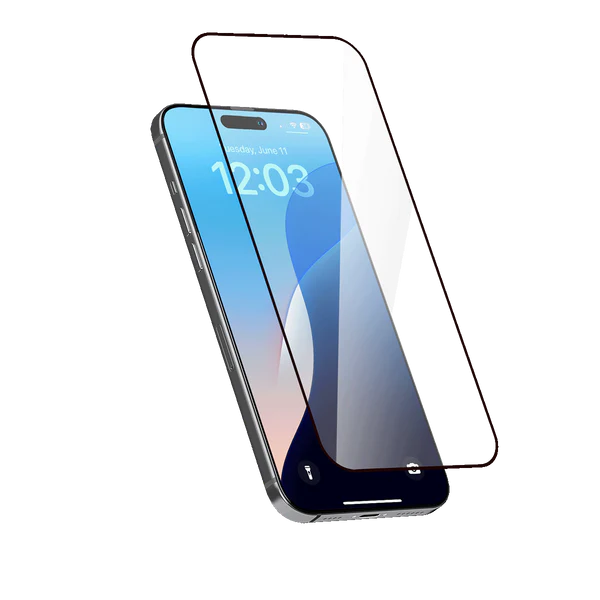LOGiiX | Phantom Glass Edge-to-Edge for iPhone 15 / 16 Plus - Clear | LGX-13853 TRANSITION TO DEVIA