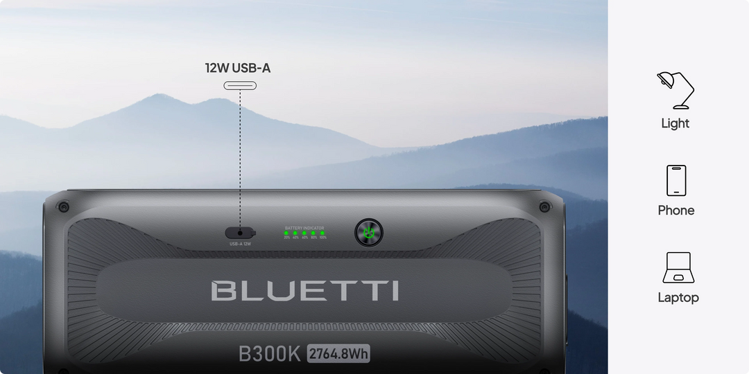 Bluetti | Expansion Battery 2,764.8Wh - Black | B300K