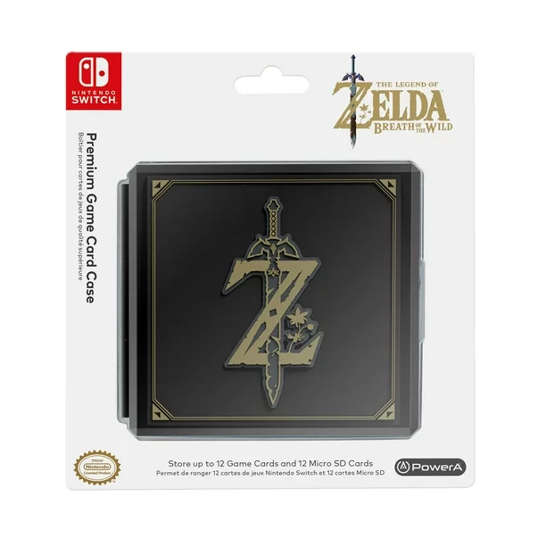 PowerA | Premium Game Card Case (12) for Nintendo Switch - Zelda BotW | 1503089-01
