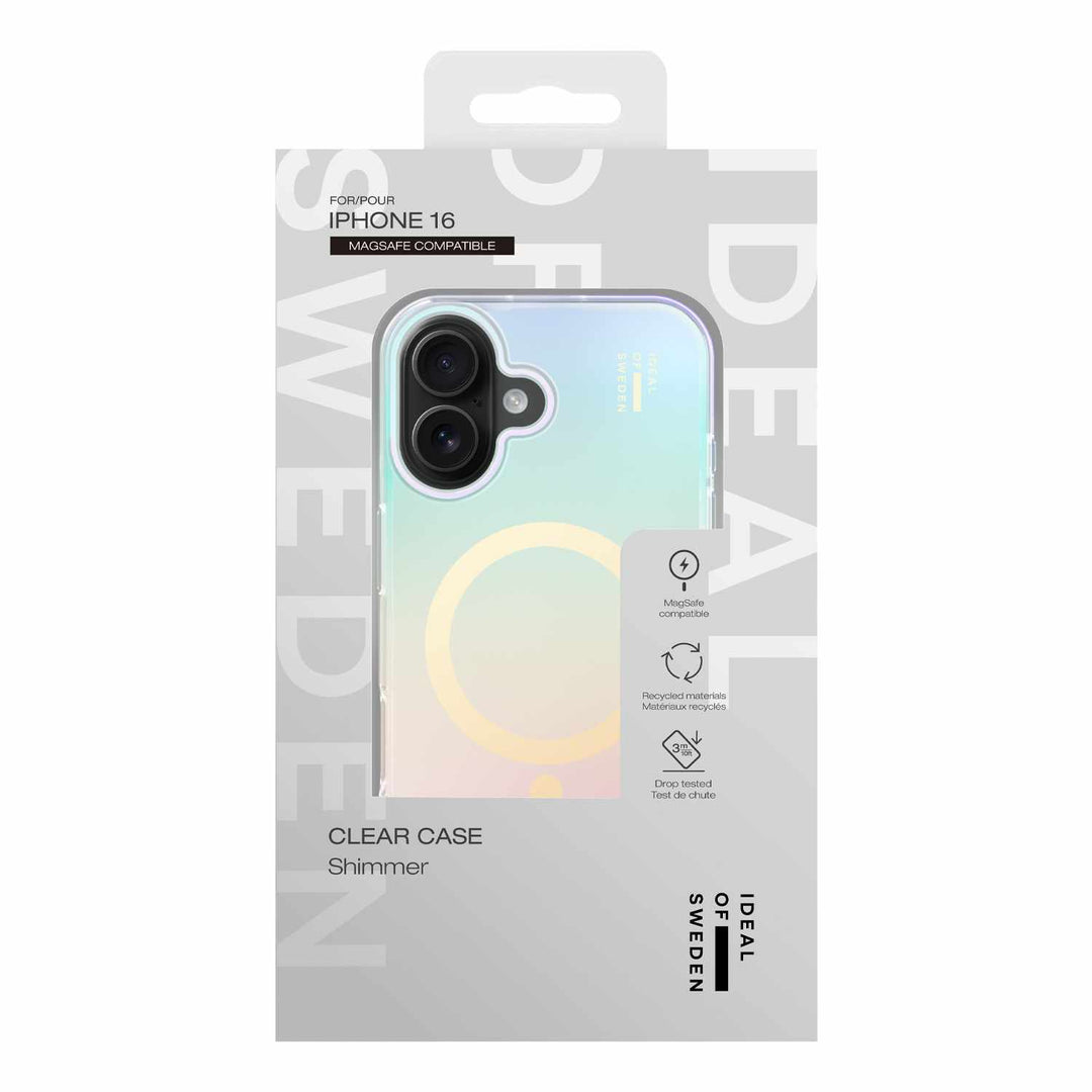 Ideal of Sweden | Clear Case MagSafe Mid iPhone 16 - Shimmer | IDCLCMSI2461527