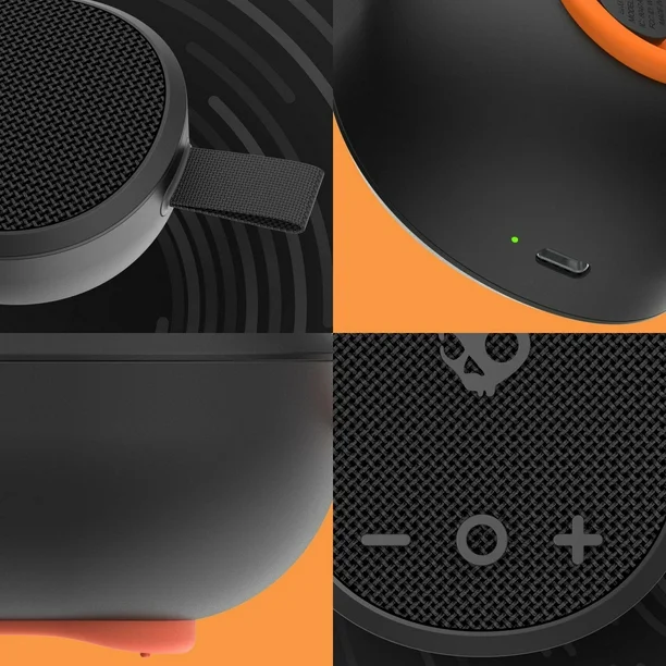 Skullcandy | Ounce Waterproof Bluetooth Portable Speaker - Black | 2SKSK1844B0W2