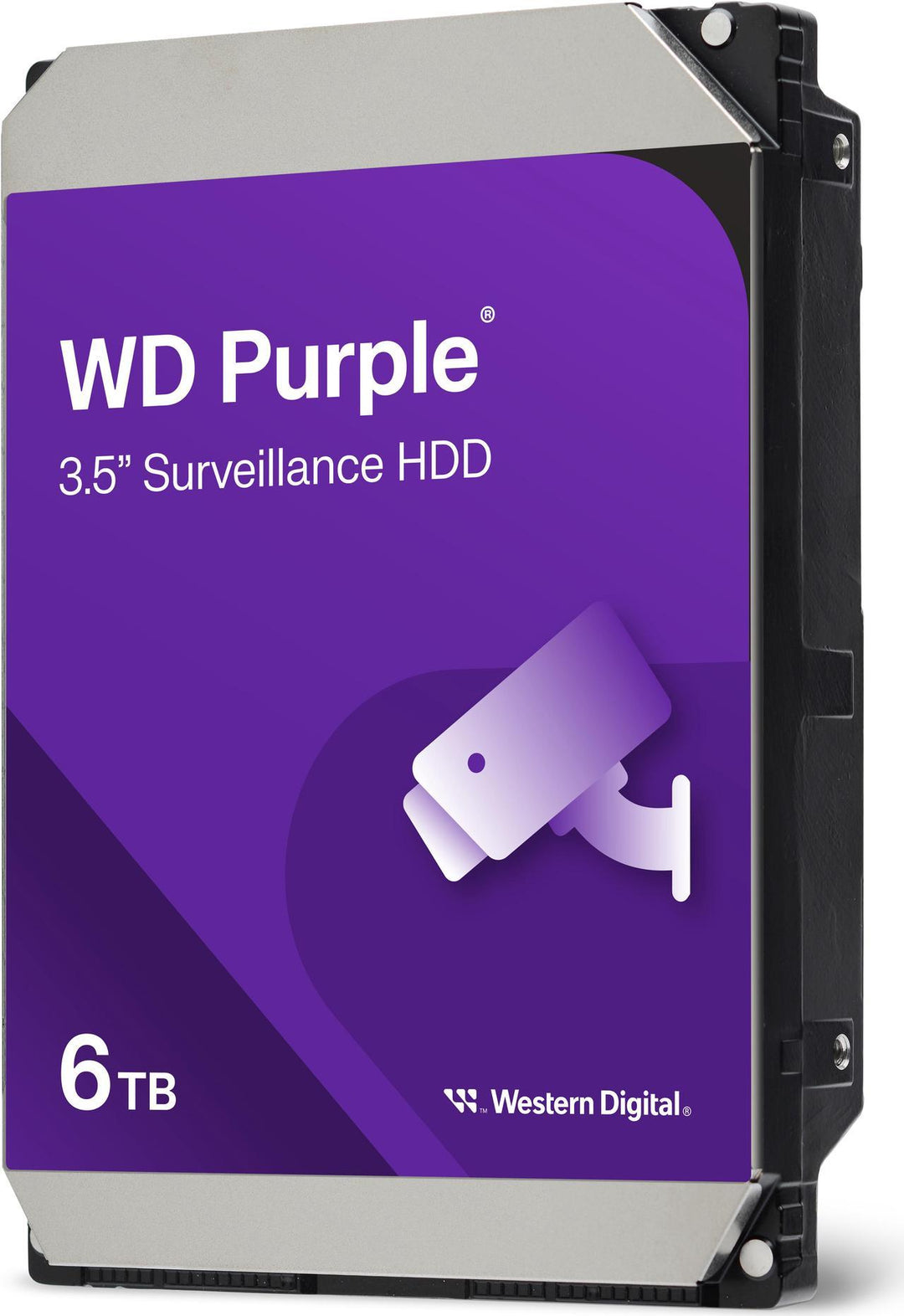 Western Digital | 6TB WD Purple Surveillance Internal Hard Drive HDD - SATA 6 Gb/s, 256 MB Cache, 3.5" | WD64PURZ