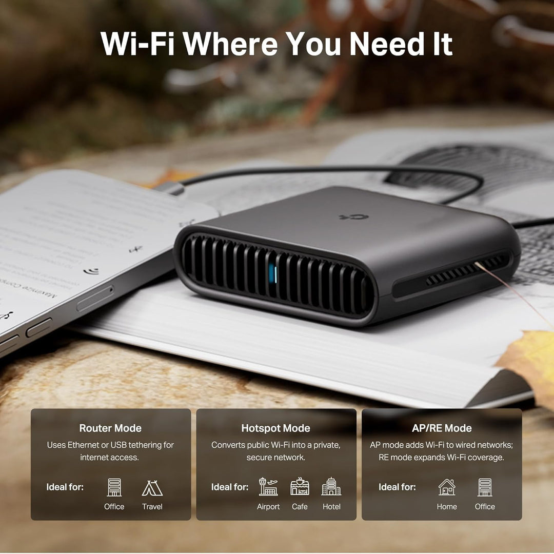 TP-Link | Wireless AX3000 Dual-Band Wi-Fi 6 Portable Travel Router | TL-WR3002X