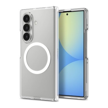 Spigen | Crystal Hybrid Pro MagFit Samsung Galaxy Z Fold 8 Ultra - Clear/White | ACS11502