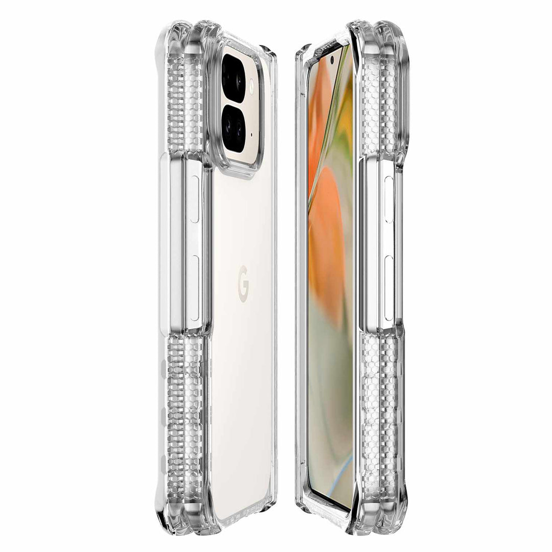 ITSKINS | Hybrid_R Hinge Case for Google Pixel 10 Pro Fold - Clear | GGXFHYICLTRSP