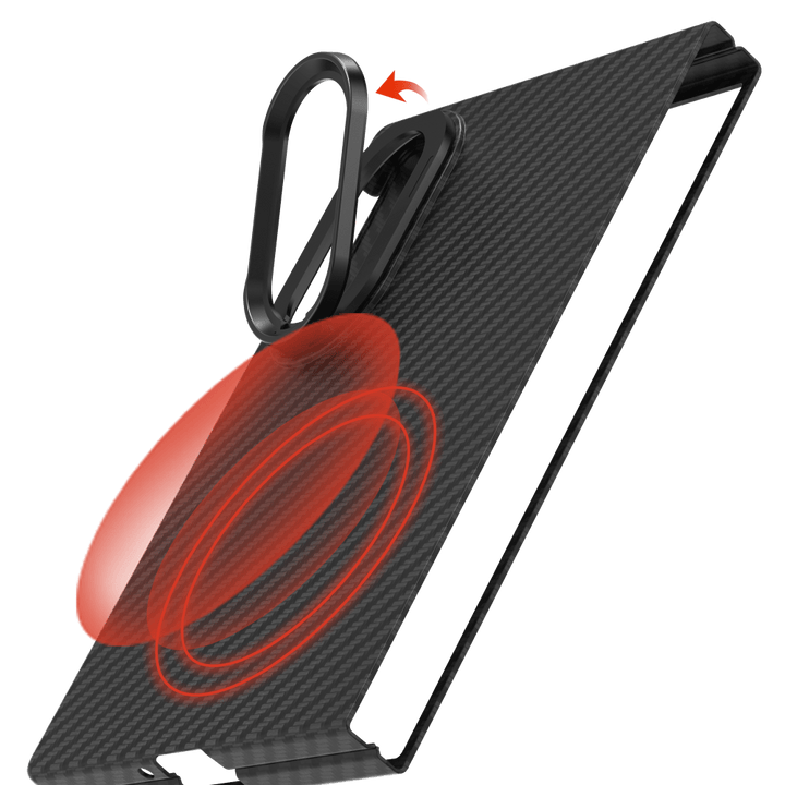 ITSKINS | Supreme Eclipse Stand Case w/MagSafe for Galaxy Z Fold 8 - Black | SGF8SUELPBLCK
