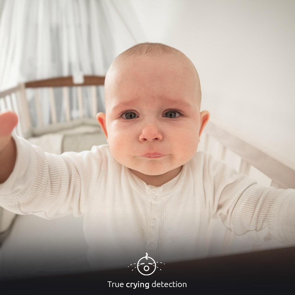 Nexxt | Smart Home  Indoor Smart WIFI monitor Baby Camera 2K - White | NHC-B100
