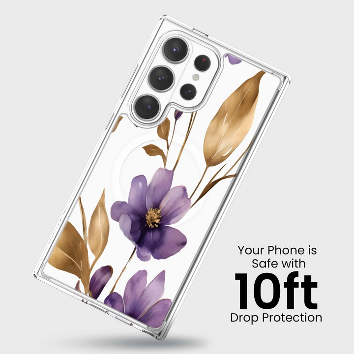 Caseco | Case for Samsung S26 Ultra - Purple Wildflower | ED24F4-PW