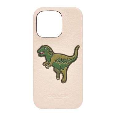 Coach | Leather Slim Wrap Case iPhone 16 Pro - Ivory Rexy | 15-13371