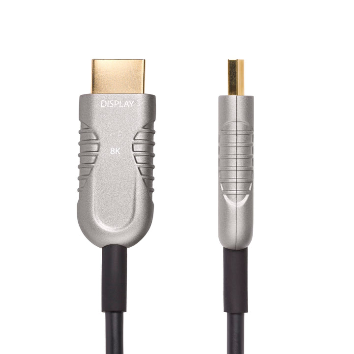 StarTech | HDMI 2.1 Hybrid Active Optical Cable (AOC), CMP, Plenum Rated, 8K Ultra High Speed HDMI Fiber Optic Cable 100ft (30.4m) |