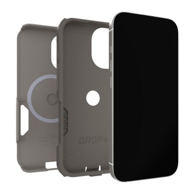 OtterBox | Commuter w/MagSafe iPhone 17 + Camera Control Case - Grey Comfort | 77-98307