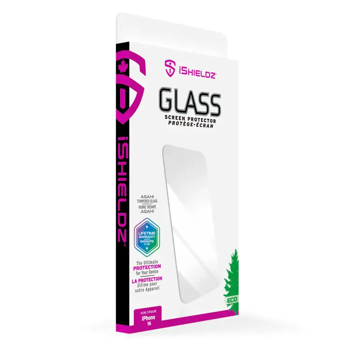 iShieldz | Privacy Glass Screen Protector for iPhone 16 | IS5IP16