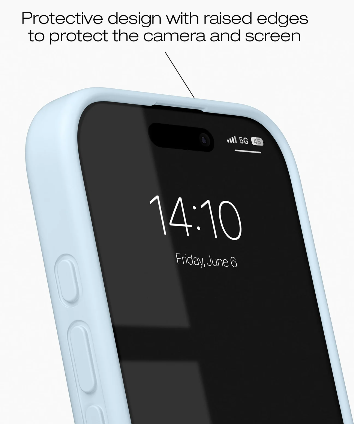 Ideal of Sweden | Silicone Case MagSafe iPhone 16 - Light Blue | 120-8774