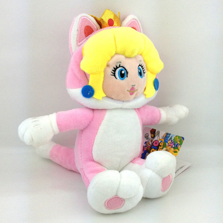 Little Buddy | Cat Peach Official Super Mario 3D World All Star Collection 10" Plush  819996013730
