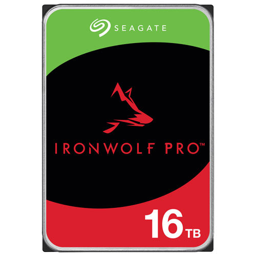 Seagate | IronWolf Pro 16TB 3.5" 7200RPM SATA NAS Internal Hard Drive | ST16000NTA01