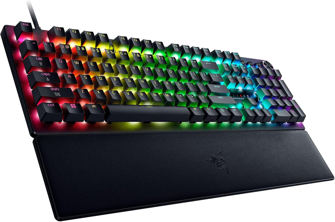 Razer | Huntsman V3 Pro 8KHz Full Size Wired Analog Optical Linear Switch Gaming Keyboard with Snap Tap - Black | RZ03-05530200-R3U1
