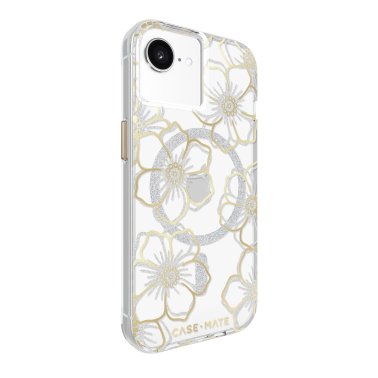 Case-Mate | Floral Gems MagSafe Case iPhone 16e / 15 / 14 / 13 - Gold | CM056558