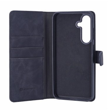 SPECTRUM | Folio Slim Detachable 2-1 Wallet Case Samsung Galaxy S24 FE - Black | 15-13740