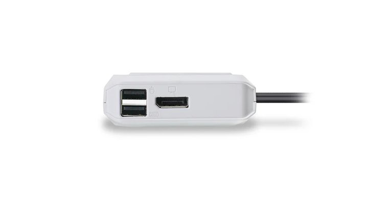 IOGEAR | Switch with DisplayPort Output 2-Port 4K USB-C KVM- White | GCS72CC