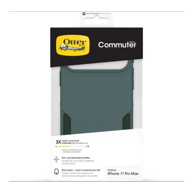 OtterBox | Commuter w/MagSafe iPhone 17 Pro Max + Camera Control Case - Sagebrush Green | 77-98348