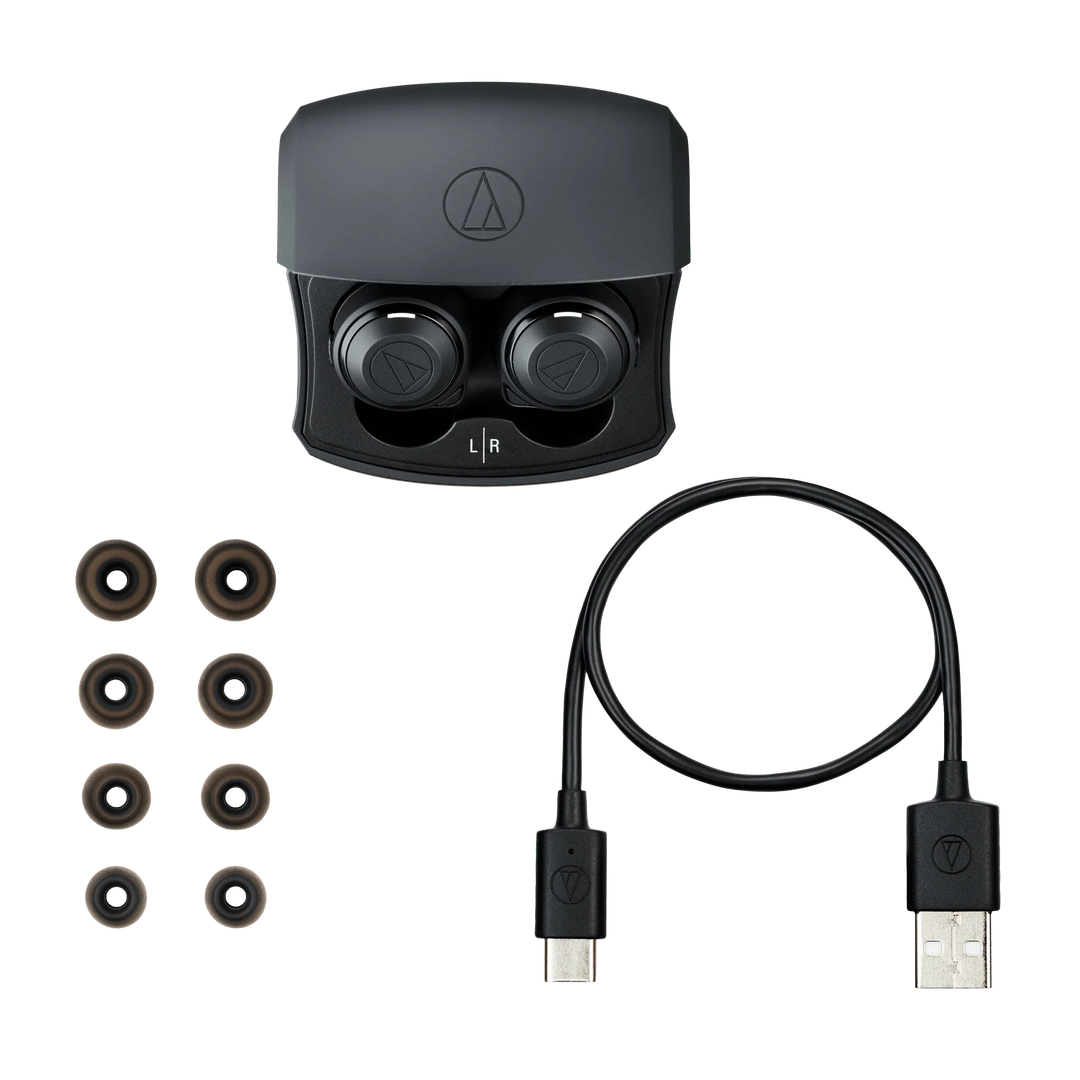 Audio-Technica | Wireless in-Ear Headphones - Black | ATHCKS50TWBK