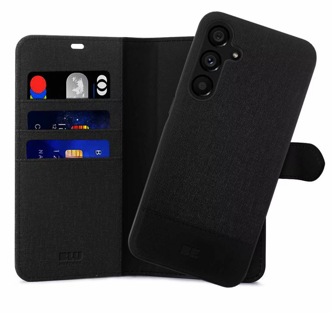 Blu Element | Folio 2 in 1 Case for Samsung Galaxy S24 FE - Black | 120-8965