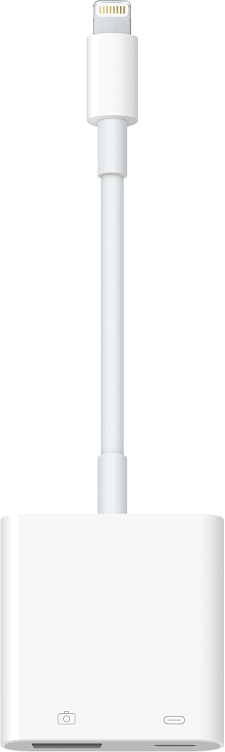 Apple | Lightning to USB-A 3 Camera Adapter - White | MX5J3AM/A