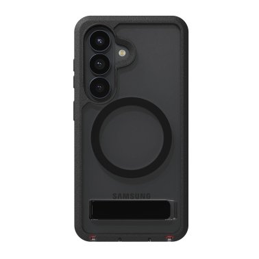 ZAGG | Graphene Rainier Snap Kickstand Case Samsung Galaxy S26 - Smoke Black | 0702321390