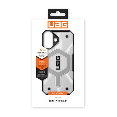 UAG | Pathfinder MagSafe Case iPhone 16 - Clear Ice | 15-13321