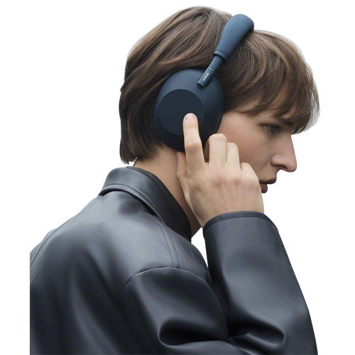 Sony | WH-1000XM6 Over-Ear Noise Cancelling Bluetooth Headphones - Blue | WH1000XM6L