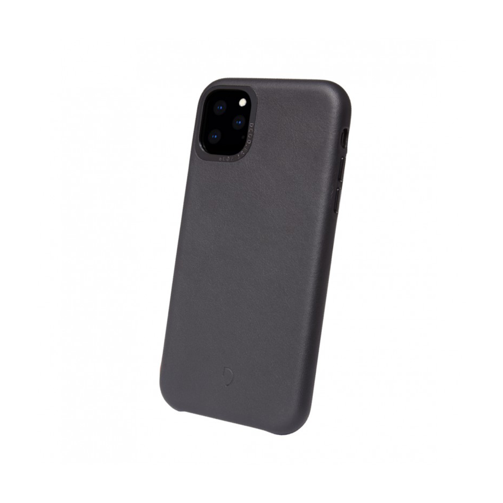 Decoded | Leather Backcover for iPhone 11 Pro Max - Black | DC-D9IPOXIMBC2BK