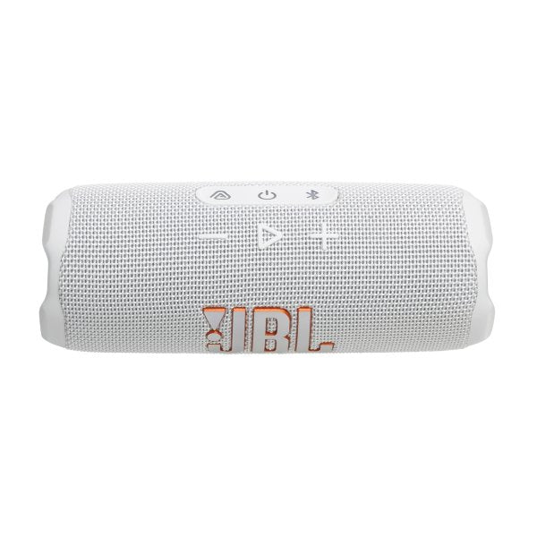 JBL | Flip 7 Waterproof Bluetooth Wireless Speaker - White | JBLFLIP7WHTAM