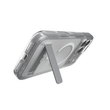 ZAGG | Graphene Milan Snap iPhone 18 Pro Max/17 Pro Max Kickstand Case - Glitter Silver |