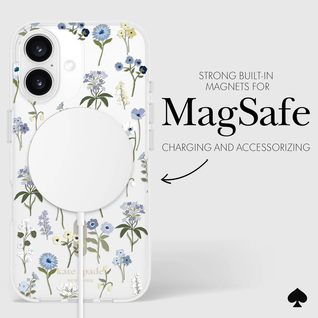 Kate Spade | Protective Prints MagSafe Case iPhone 16 - Precious Bloom | 15-13242