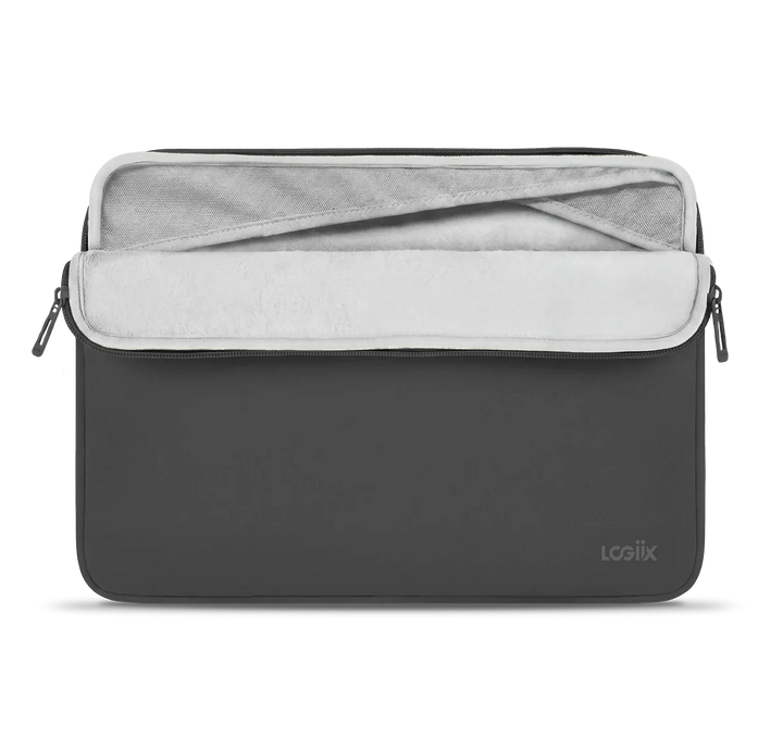 LOGiiX | Vibrance Essential Sleeve with pouch for Laptops up to 14in - Black | LGX-14191