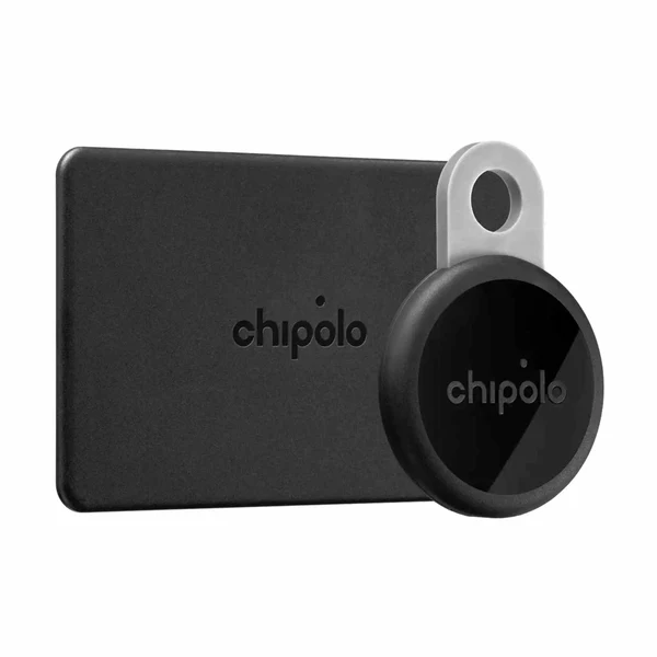 Chipolo | Loop & Card Item Finder Bundle (Works with Android's Find Hub Device or Apple Find My) - Charcoal | RAB0000001001
