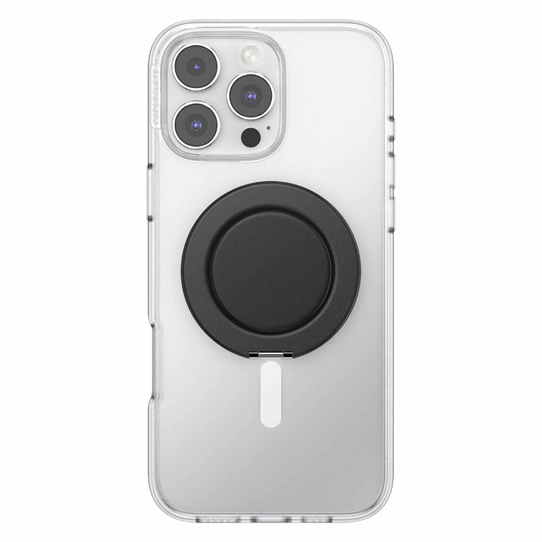 Popsockets | PopGrip Kick Out for MagSafe Round with Adapter - Black |123-0577