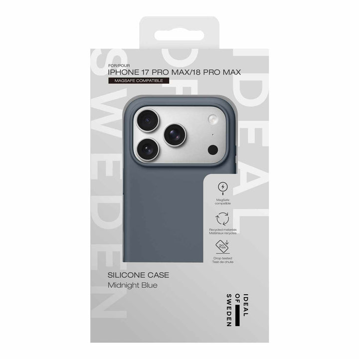 Ideal of Sweden | Silicone MagSafe Case iPhone 18 Pro Max /17 Pro Max -  Midnight Blue | IDSICMSI2667P411