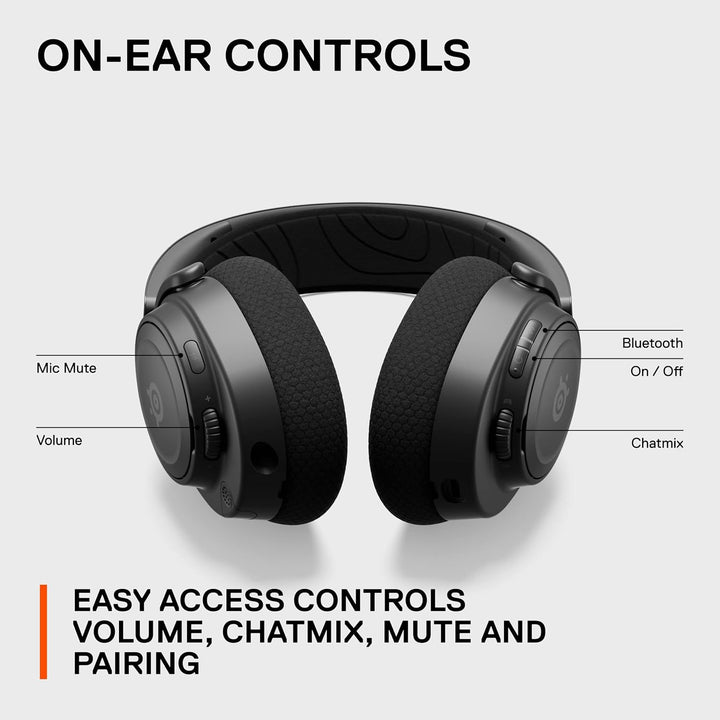 SteelSeries | Arctis Nova 7 Wireless Gaming Headset for PC, PS5, and PS4 - Black | 61553