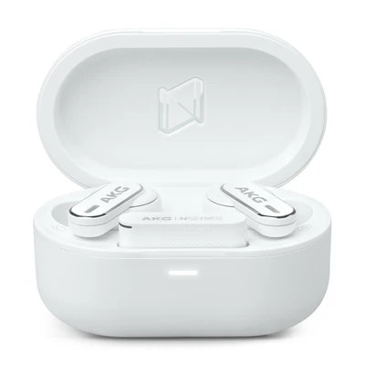 AKG | True Wireless Noise Canceling Earbuds - White | AKGN5HYBRIDWHTAM