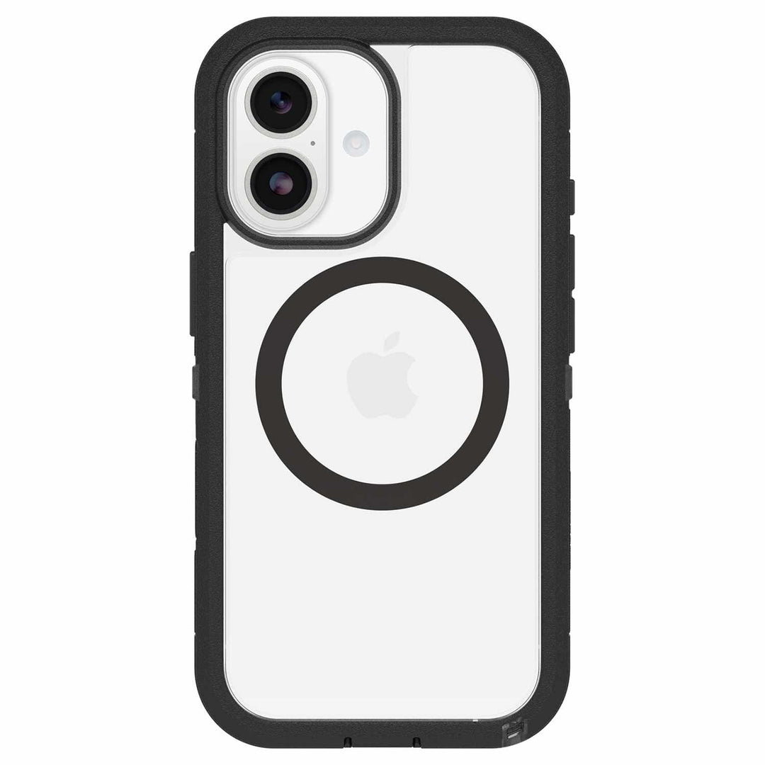 OtterBox | Defender Pro XT MagSafe Case w/Holster iPhone 17  in Bulk Packaging - Dark Side Black | 76-000100