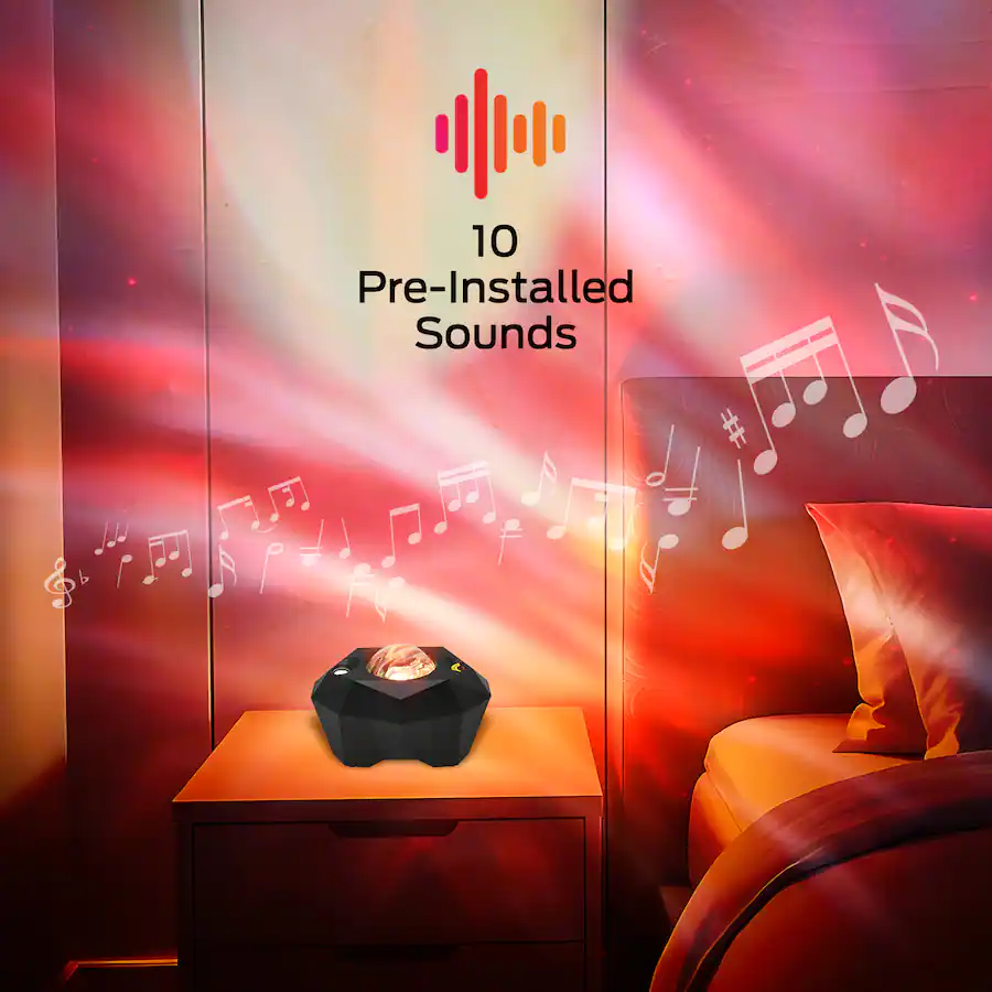 Monster | Bluetooth Sound Machine Galaxy Light | MNO7-2001-BLK