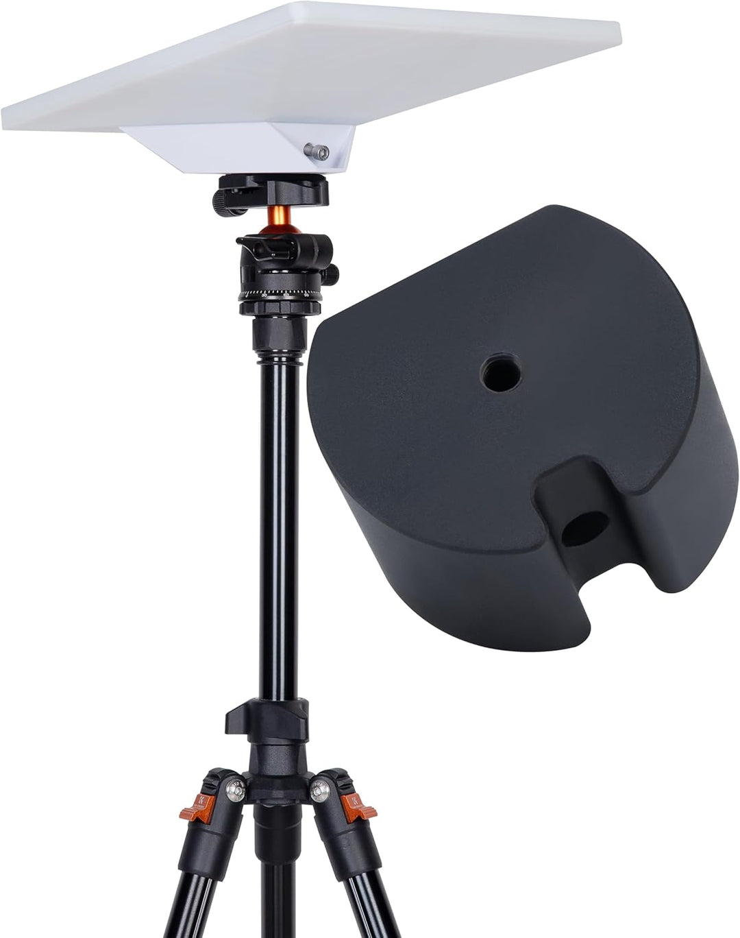Starlink | Mini Pipe Adapter and Flat Mount - Black | 04176000-521