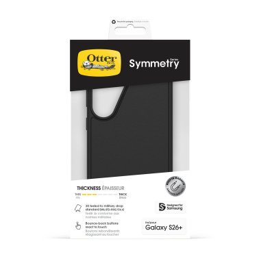 OtterBox | Symmetry w/Magnets Case Samsung Galaxy S26+ - Black | 77-000017